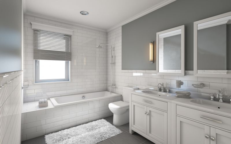 Spacious Master Bath Layout